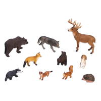 Waldtiere-Set, 10-tlg. - Betzold Waldtiere Set 10 tlg E 97831 b ZN