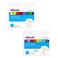 Betzold Weiche Kinderknete, 8 Farben, je 33 g - Betzold Weiche Kinderknete 8 Farben je 33 g E 772392 b ZN
