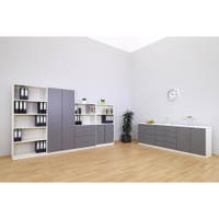 Flexeo® Drehtüren-Schrank, 5 Fächer = 5 Ordnerhöhen – Bild 11
