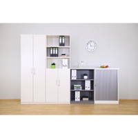 Flexeo® Drehtüren-Schrank, 6 Fächer = 6 Ordnerhöhen – Bild 16