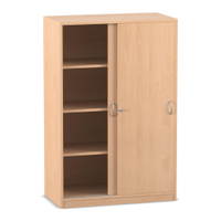 Flexeo® Schiebetürenschrank, 4 Fächer, Breite 94,4 cm - Flexeo Schiebetuerenschrank 4 Faecher Breite 94 4 cm 813000 P01 ZN