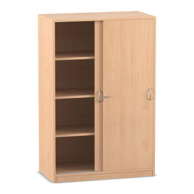 Flexeo® Schiebetürenschrank, 4 Fächer, Breite 94,4 cm