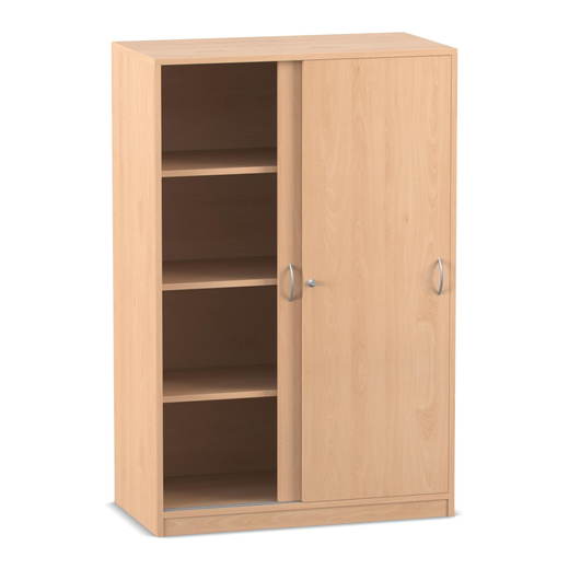 Flexeo-Schiebetuerenschrank-4-Faecher-Breite-94-4-cm-813000_P01-ZN Flexeo® Schiebetürenschrank, 4 Fächer, Breite 94,4 cm - Flexeo Schiebetuerenschrank 4 Faecher Breite 94 4 cm 813000 P01 ZN