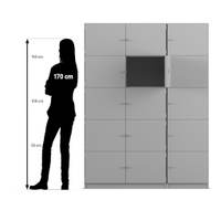 Flexeo® Schließfachschrank, 15 geschlossene Fächer, Breite 142,5 cm - Flexeo Schliessfachschrank 15 geschlossene Faecher Breite 142 5 cm 809026 P07 ZN