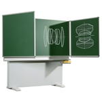 Klappschiebetafel Schultafel aus Premium Stahlemaille, Serie M-EG - M101EG 1