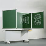 Klappschiebetafel Schultafel aus Premium Stahlemaille, Serie M-EG - M102EG 2