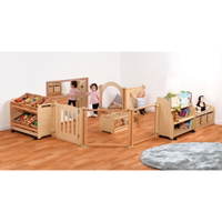 Krippen-Spielbereich-Komplettset „Baby Zone“ - PT539 Millhouse Early Years Furniture Baby Zone With Baskets Lifestyle RGB 1000