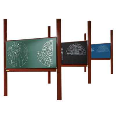 Pylonentafel, Schultafel mit einer Tafelfläche aus Premium Stahlemaille, Serie PY1 E