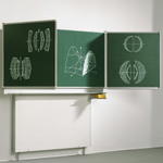 Wandtafel Schultafel aus Stahl, Serie MST, grün - Wandtafel Schultafel aus Stahl, Serie MST, grün 1