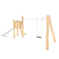 Spielturm mit Schaukel aus Robinienholz – ROBINIA RB1305 - cc36 rb13052s