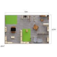 Kompletteinrichtung Kita Gruppenraum, 65 m² - ind rec sml1 receptionindr ortho top wdims whitebg