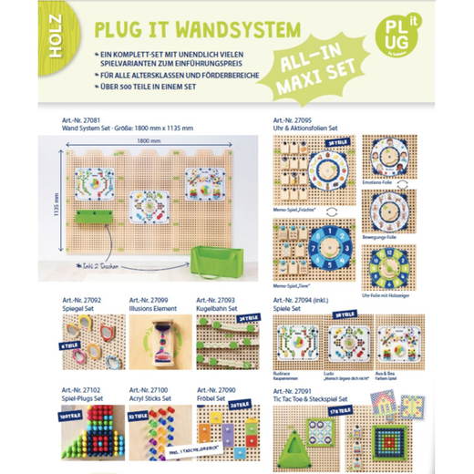 Screenshot PLUG it „Activity Wandsystem – All In“ - Screenshot
