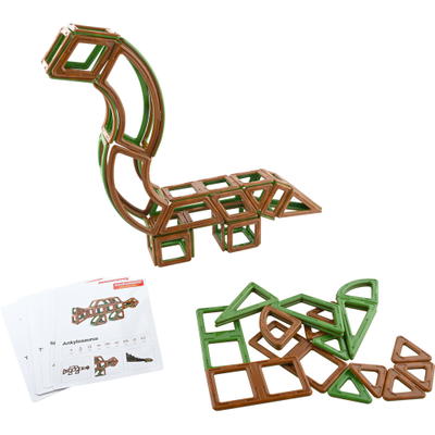 Magformers Dinosaurier, 62-teilig