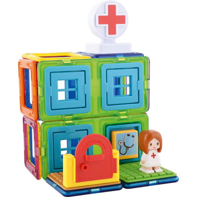 Magformers Town-Set – Krankenhaus