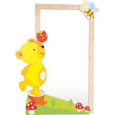 Spiegelschmuck – Bär mit Biene