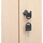 Flexi-TB Schrank M, B 60, abschließbar, Ahorn-Jylland-TB - 092375TJK d 17
