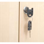 Flexi-TB Schrank M, B 118, abschließbar, Ahorn-Jylland-TB - 092376TJK c 17