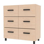 EXPO Schubladenschrank 80, mit 6 Schubladen, Ahorn E - 092632 BE9005 c 26