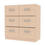 EXPO Schubladenschrank 80, mit 6 Schubladen, Ahorn E - 092632N c 26
