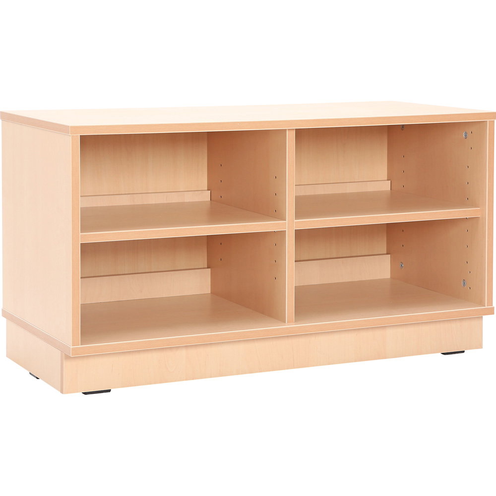 092746TJ_a_14 Flexi-TB Schrank S mit Trennwand und Fachböden, B 89, Ahorn-Jylland-TB - 092746TJ a 14