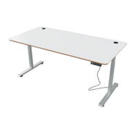 Elektrisch höhenverstellbarer Säulentisch, 61–126 cm, quadratisch - 094364W b 26