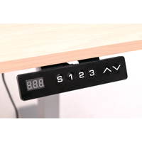 Elektrisch höhenverstellbarer Tisch Hugo, 180 x 80 cm, TH 70-117 cm – alufarben - 094365 c 25