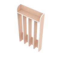 Handtücherregal, 4 Fächer – Bild 41