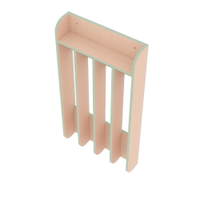 Handtücherregal, 4 Fächer – Bild 9