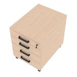 EXPO Container mit 4 Schubladen, Ahorn E - 094492 BE9005 c 26