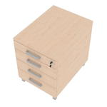EXPO Container mit 4 Schubladen, Ahorn E - 094492 BE9006 c 26
