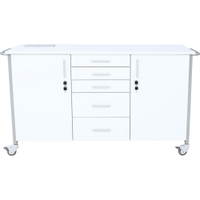 Mobiler Laborschrank mit Klapptisch - 096743DE b 18