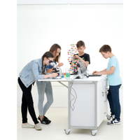 Mobiler Laborschrank mit Klapptisch - 096743DE u 18