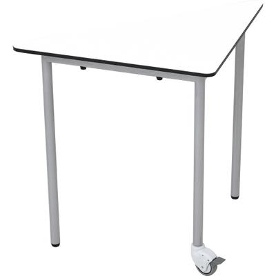 easyMoove Tisch 6 CDF, dreieckig, mobil, Seite 70 cm, TH 76 cm