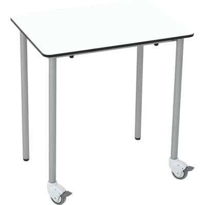 easyMoove Tisch 6 CDF, rechteckig, mobil, 50 x 70 cm, TH 76 cm