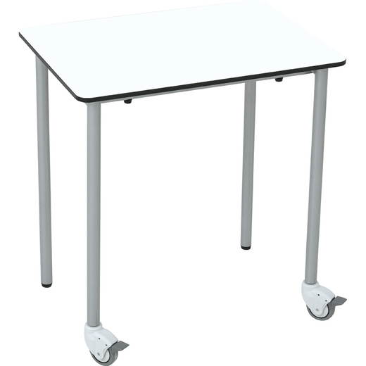 098128_a_20 easyMoove Tisch 6 CDF, rechteckig, mobil, 50 x 70 cm, TH 76 cm - 098128 a 20