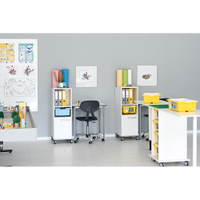 easyMoove Tisch 6 CDF, rechteckig, mobil, 50 x 70 cm, TH 76 cm - 098128 zzn 23