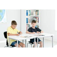 Einzeltisch Fachraum 6, mobil, links - 098151W zv 20