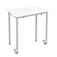Moove+ Tisch 6, viereckig, mobil, TH 76 cm – weiß - 098152 a 20
