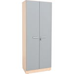 Grande Kleiderschrank, T 48, H 223, Türen grau - 098421 a 22