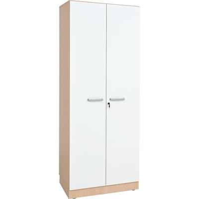 Grande Kleiderschrank, T 48, H 223 – Ahorn Jylland-weiß