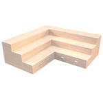 Stufenpodest H 92 cm, Eckmodul - 098720 a 23