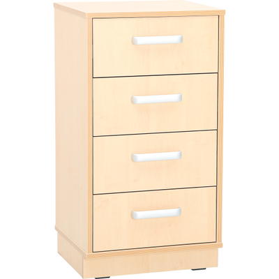 Flexi-TB Schrank M mit 4 Schubladen, B 47, Ahorn-Jylland-TB