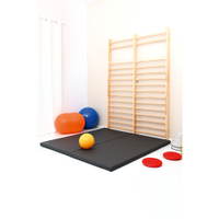 Fallschutzmatte mit Klett, 200 x 100, anthrazit - 109231PU g 26
