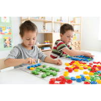 Mosaik-Steckspiel, 184 Steckknöpfe - 200008 j 21