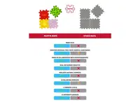 Orthopädisches Sensorikmatten-Set Medium 2, 11-teilig - 263 24 porovnavaci image muffik en