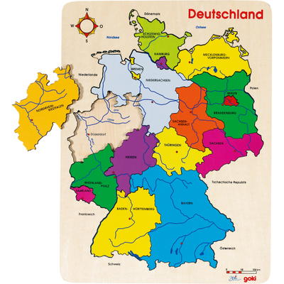 Holzpuzzle Deutschland