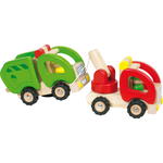 Buntes Holzauto – Abschleppwagen - 317072 f 16