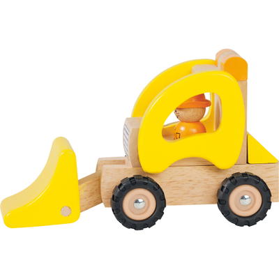 Buntes Holzauto – Bagger