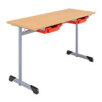 Schultisch BASIC-T I Rundrohr – zweisitzig - 3420 211 KK 1