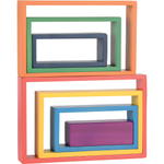 Regenbogen Architekt Stapelblöcke, Rechtecke - 354080 b 20